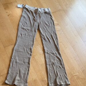 Artizia TNA Waffle Knit Pants in Cream